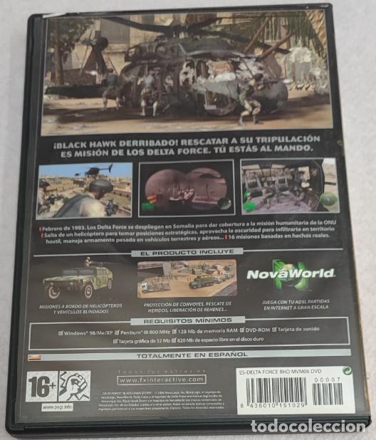 Videojuegos y consolas: BLACK HAWK DOWN DELTA FORCE, PC DVD FX, VIDEO JUEGO - Foto 3