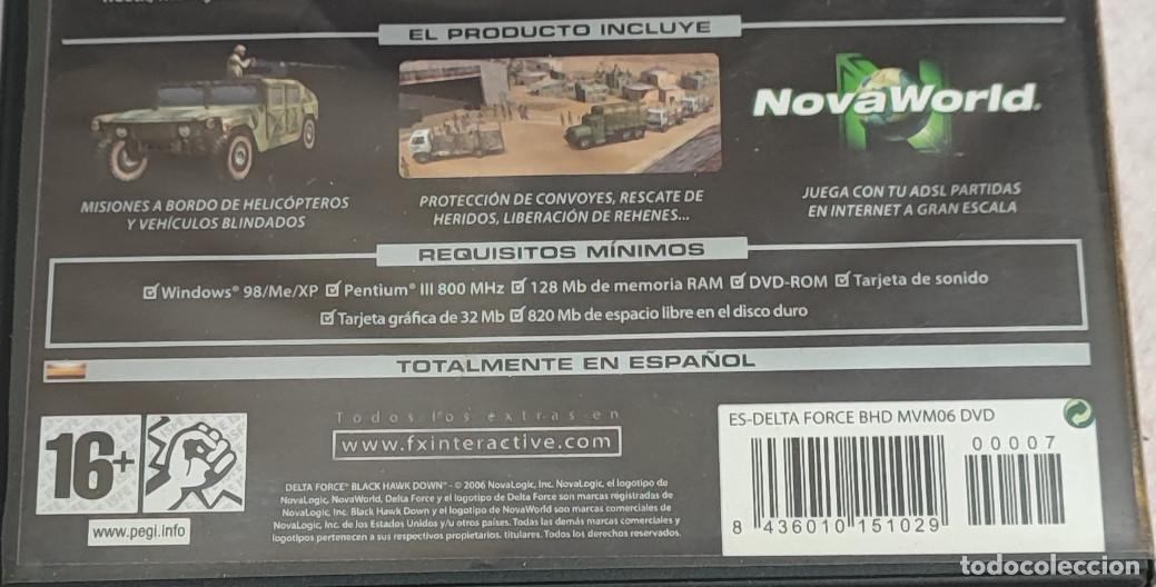 Videojuegos y consolas: BLACK HAWK DOWN DELTA FORCE, PC DVD FX, VIDEO JUEGO - Foto 4