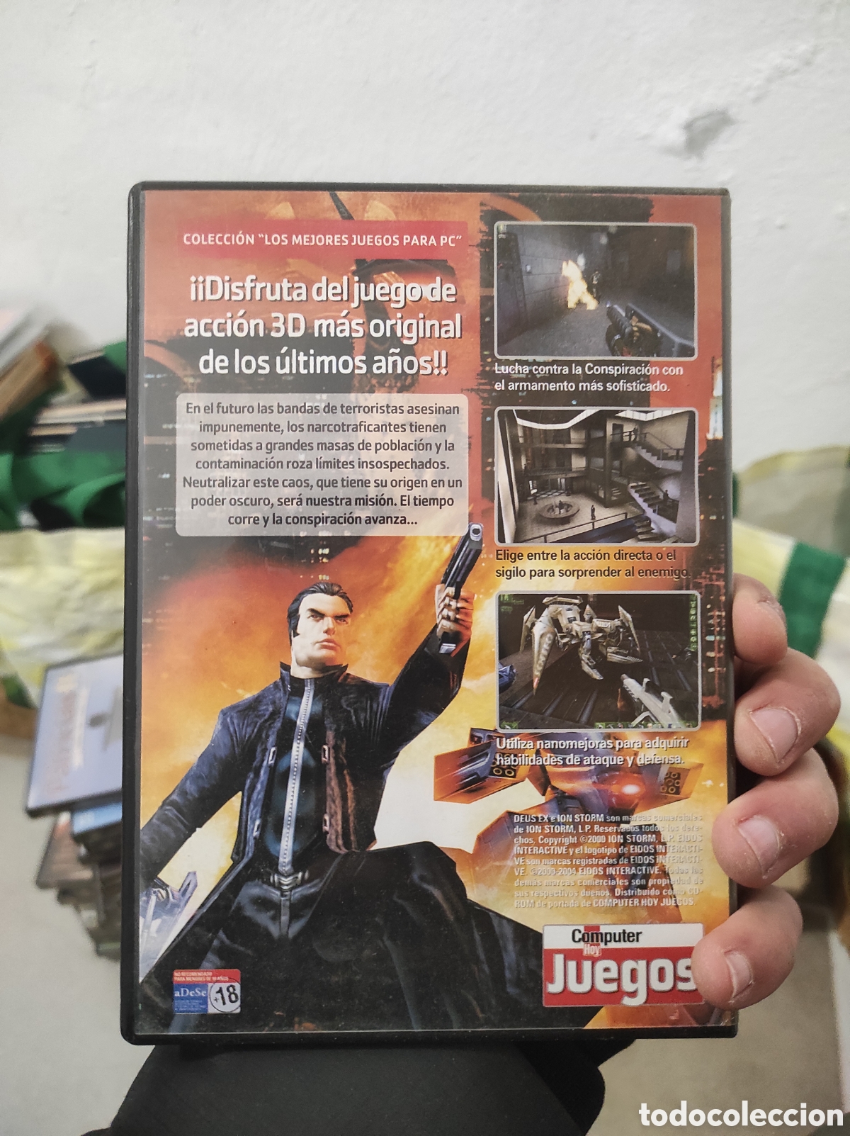 Videojuegos y consolas: VIDEOJUEGO - DEUX EX - EIDOS - PC (PEDIDO M&Iacute;NIMO 5 &euro;) - Foto 2