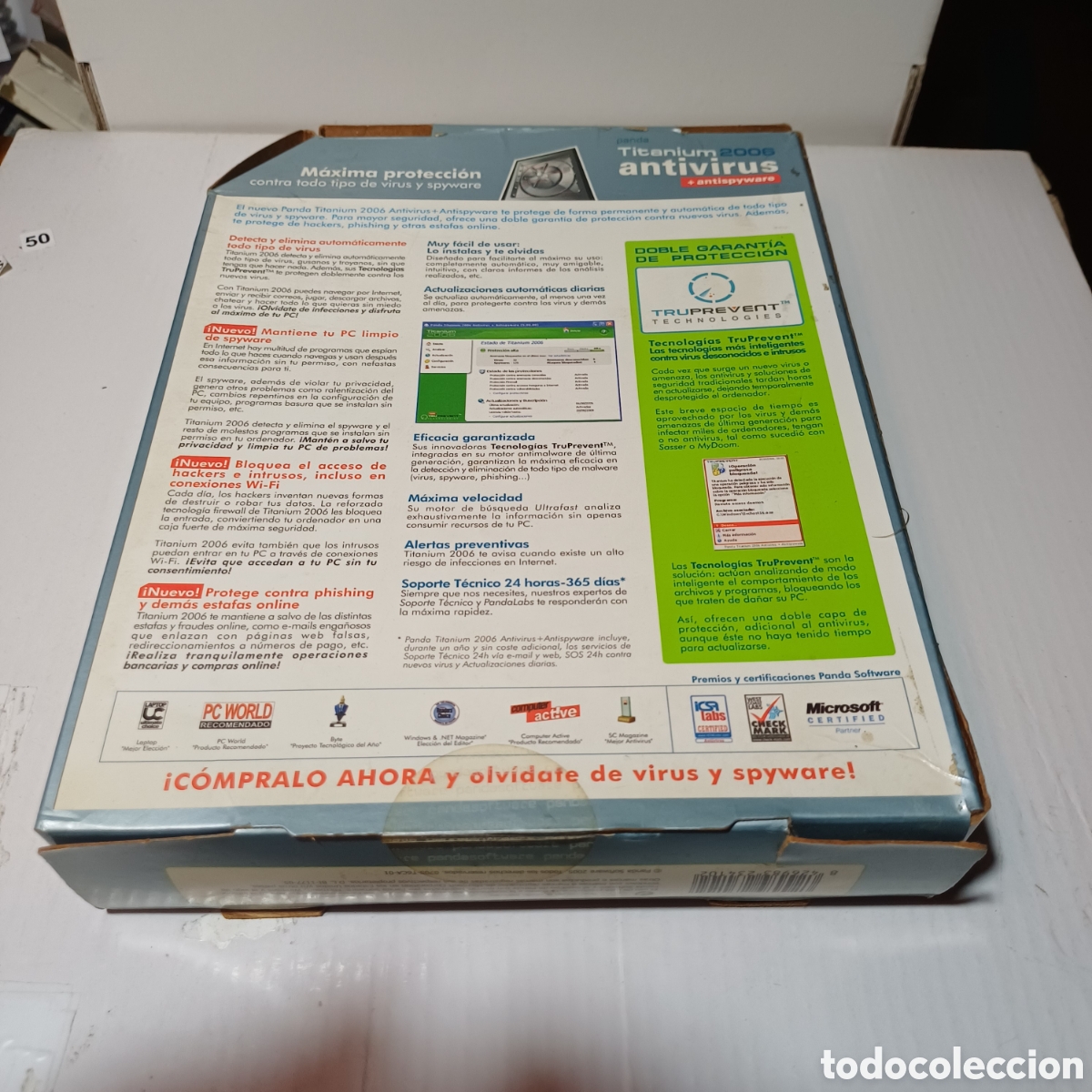 Videojuegos y consolas: Software antivirus Panda 2006 completo programa PC ordenador - Foto 3