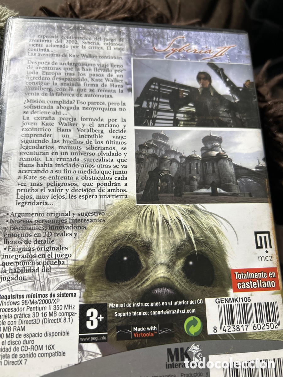 Videojuegos y consolas: Syberia II. Juego Pc 2CD - Foto 2