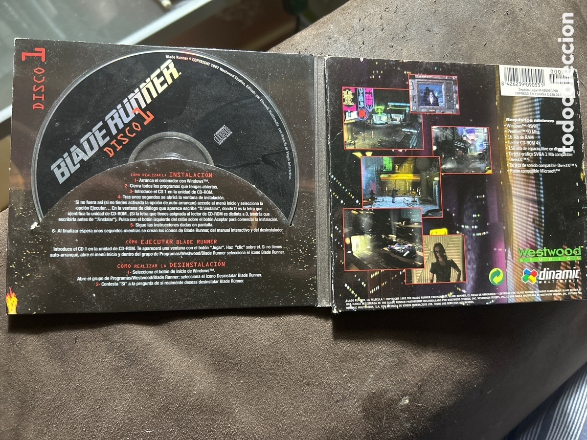Videojuegos y consolas: Blade runner. Juego PC - Foto 3