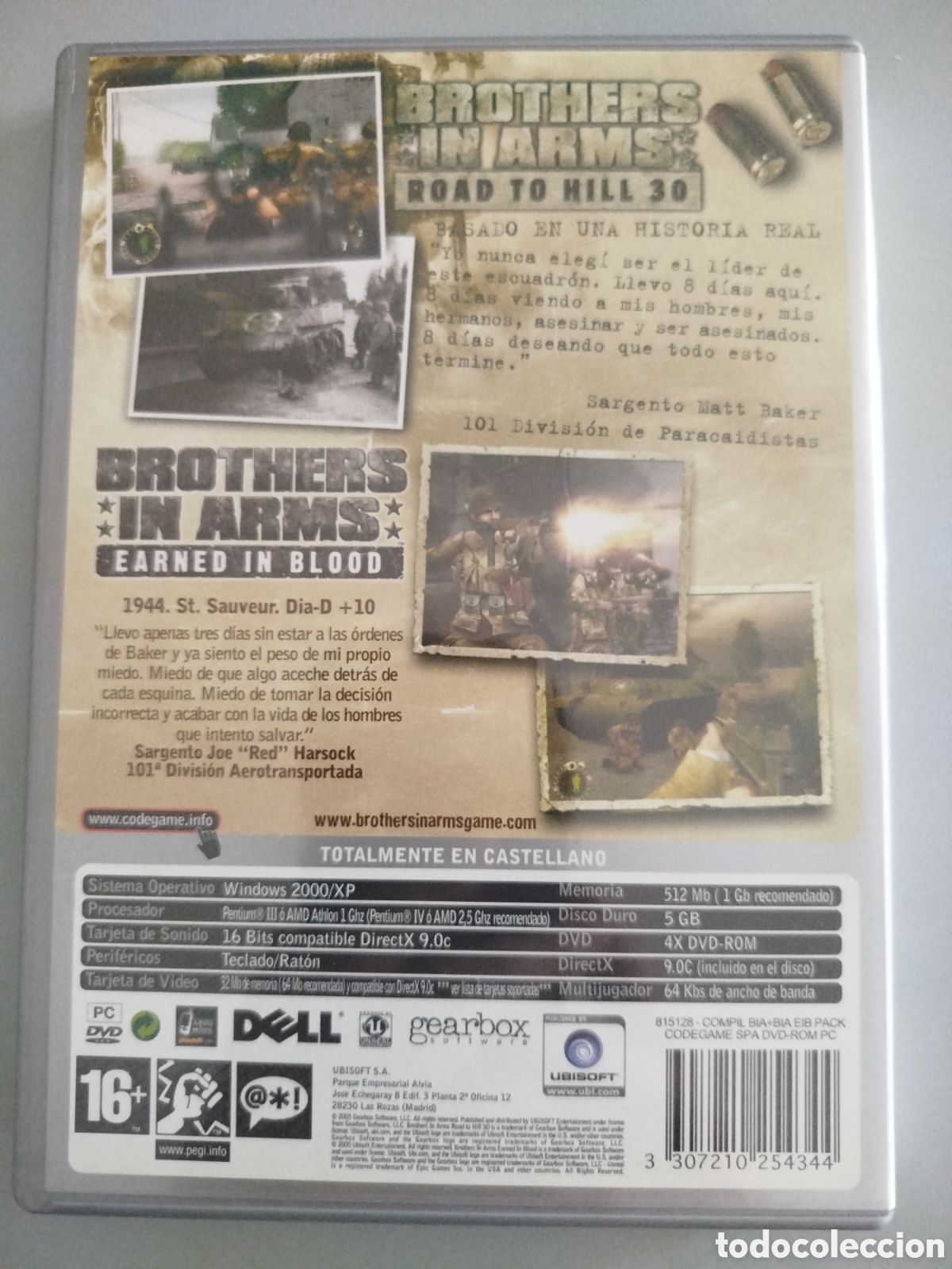Videojuegos y consolas: BROTHERS IN ARMS. PACK PC DVD ROM - Foto 2