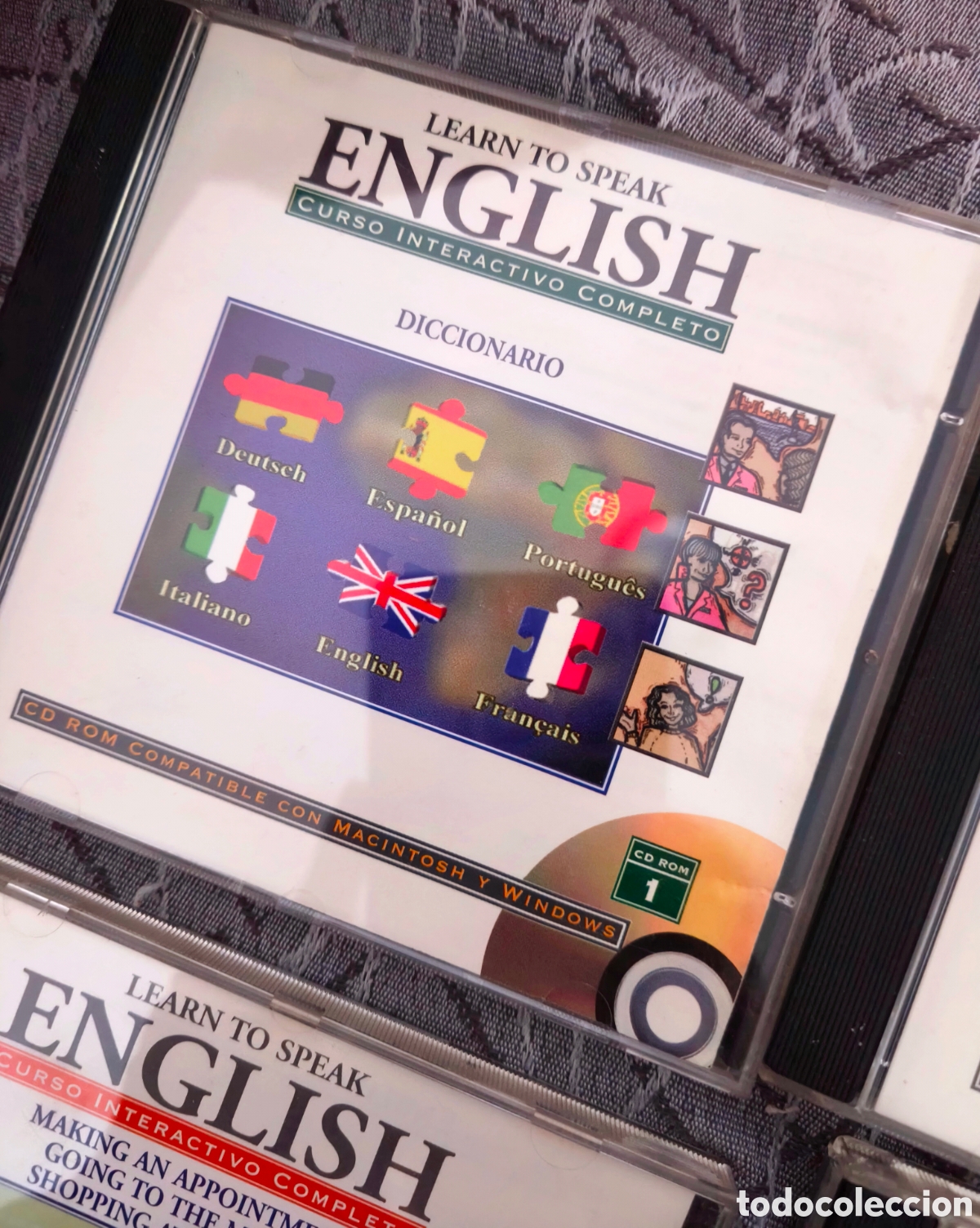 Videojuegos y consolas: Curso de Ingl&eacute;s Multimedia - 7 CDs - Foto 2