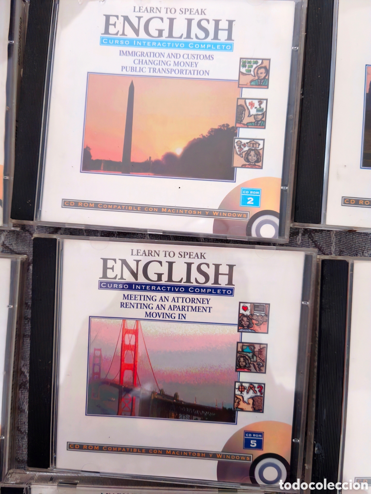 Videojuegos y consolas: Curso de Ingl&eacute;s Multimedia - 7 CDs - Foto 3