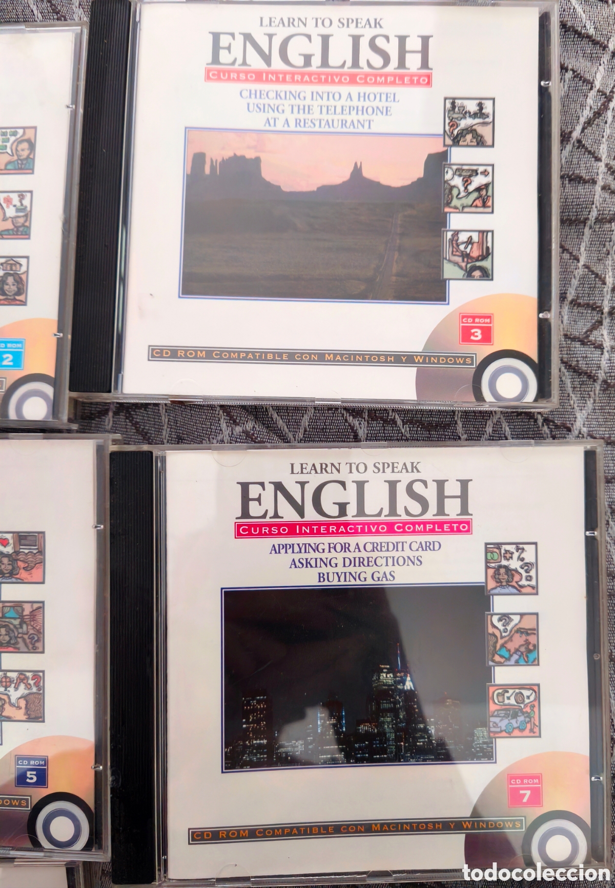 Videojuegos y consolas: Curso de Ingl&eacute;s Multimedia - 7 CDs - Foto 4