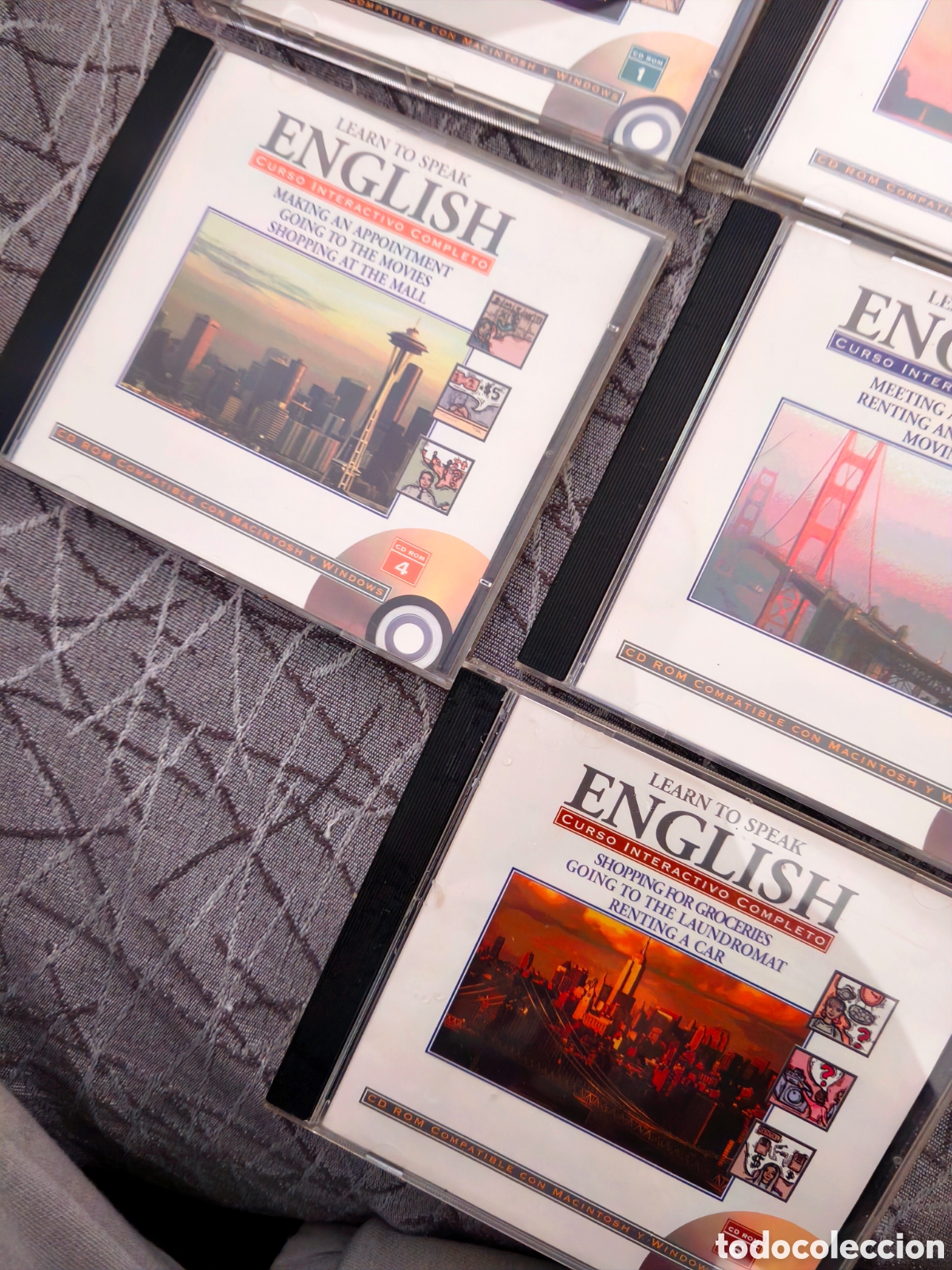 Videojuegos y consolas: Curso de Ingl&eacute;s Multimedia - 7 CDs - Foto 5