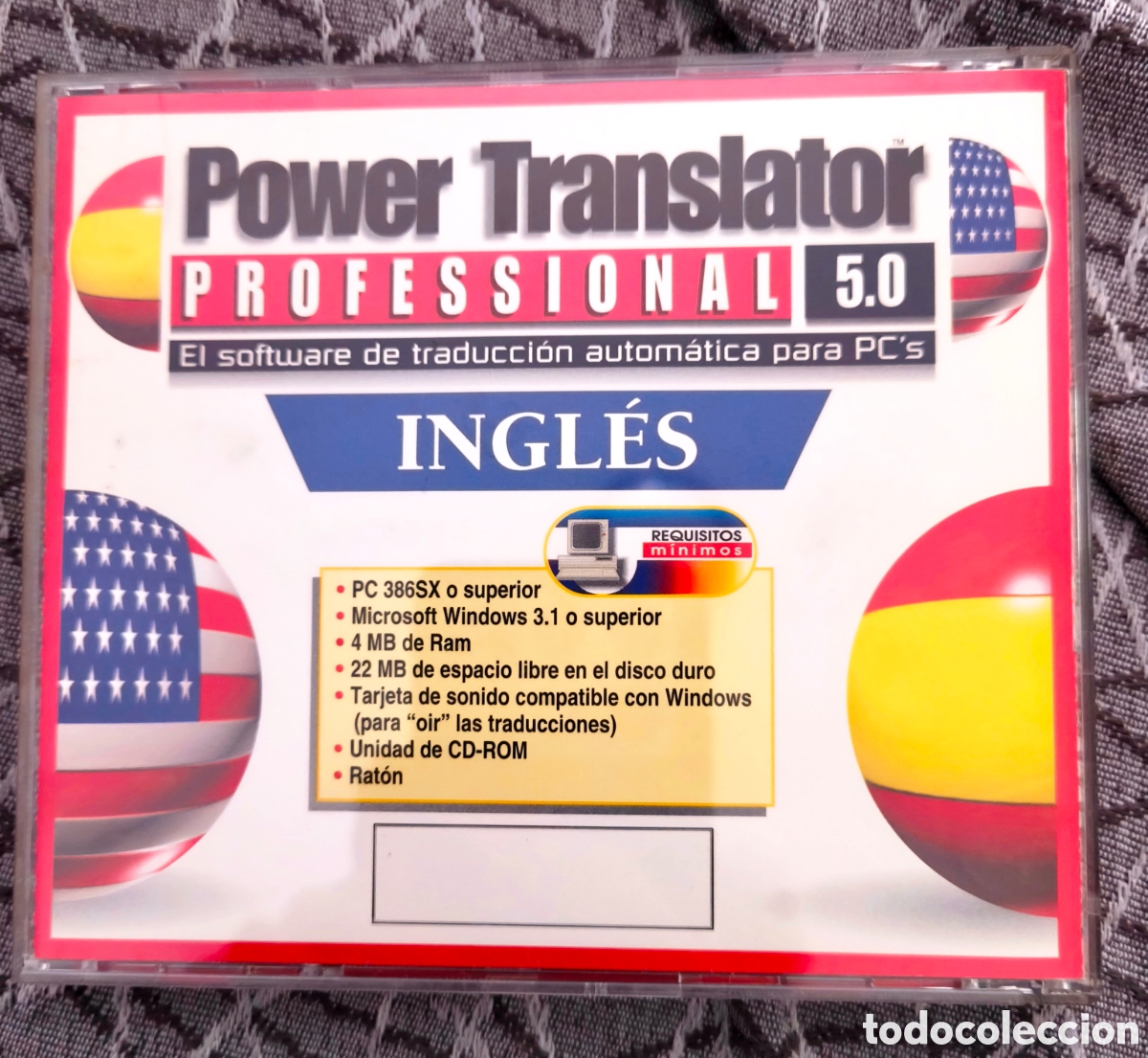 Videojuegos y consolas: Lote Programas Ingl&eacute;s PC: Power Translator y Talk - Foto 2
