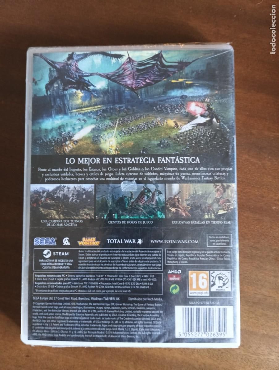 Videojuegos y consolas: Juego PC Total War Warhammer.PRECINTADO. - Foto 2