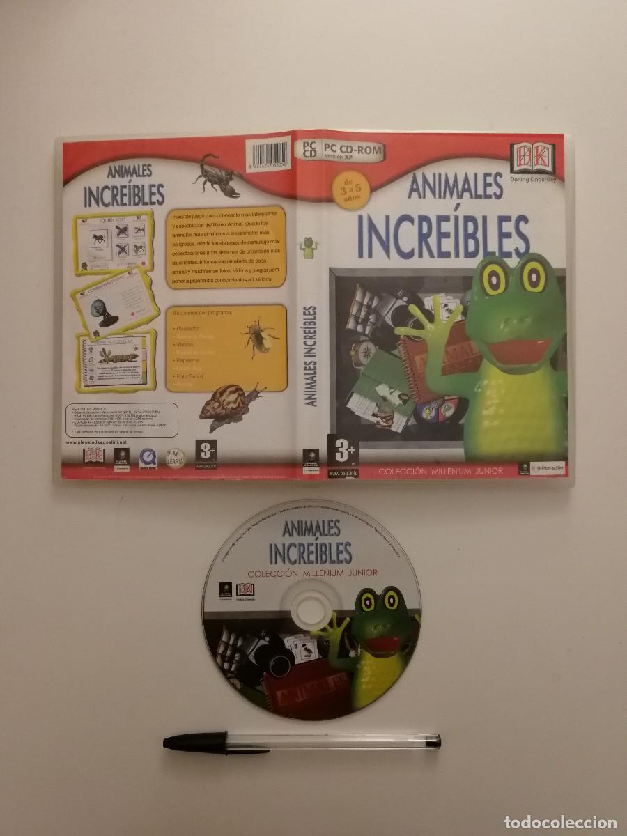 Videojuegos y consolas: CD ROM ORIGINAL - ANIMALES INCREIBLES - JUEGO PC - WINDOWS XP - Foto 1