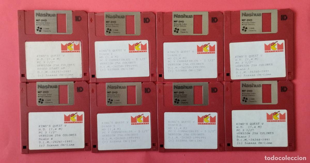 Videojuegos y consolas: KINGS QUEST V 8 DISCOS DE 3.5 - Foto 1