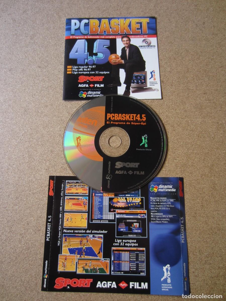 Videojuegos y consolas: PC Basket 4.5 (Dinamic Multimedia) (PC CD-ROM) - Foto 1