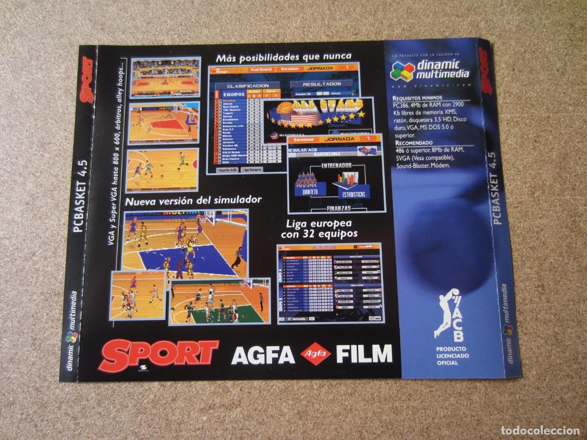 Videojuegos y consolas: PC Basket 4.5 (Dinamic Multimedia) (PC CD-ROM) - Foto 6