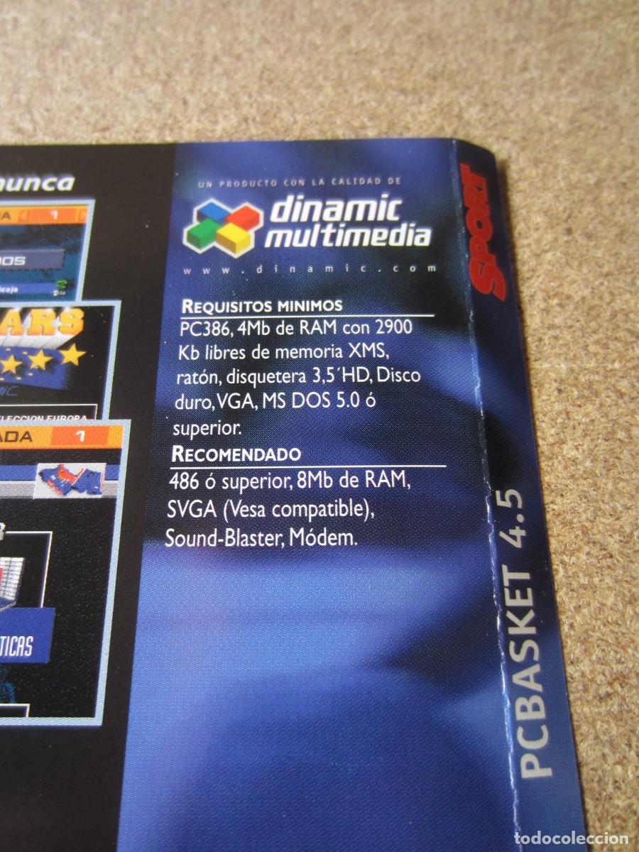 Videojuegos y consolas: PC Basket 4.5 (Dinamic Multimedia) (PC CD-ROM) - Foto 7