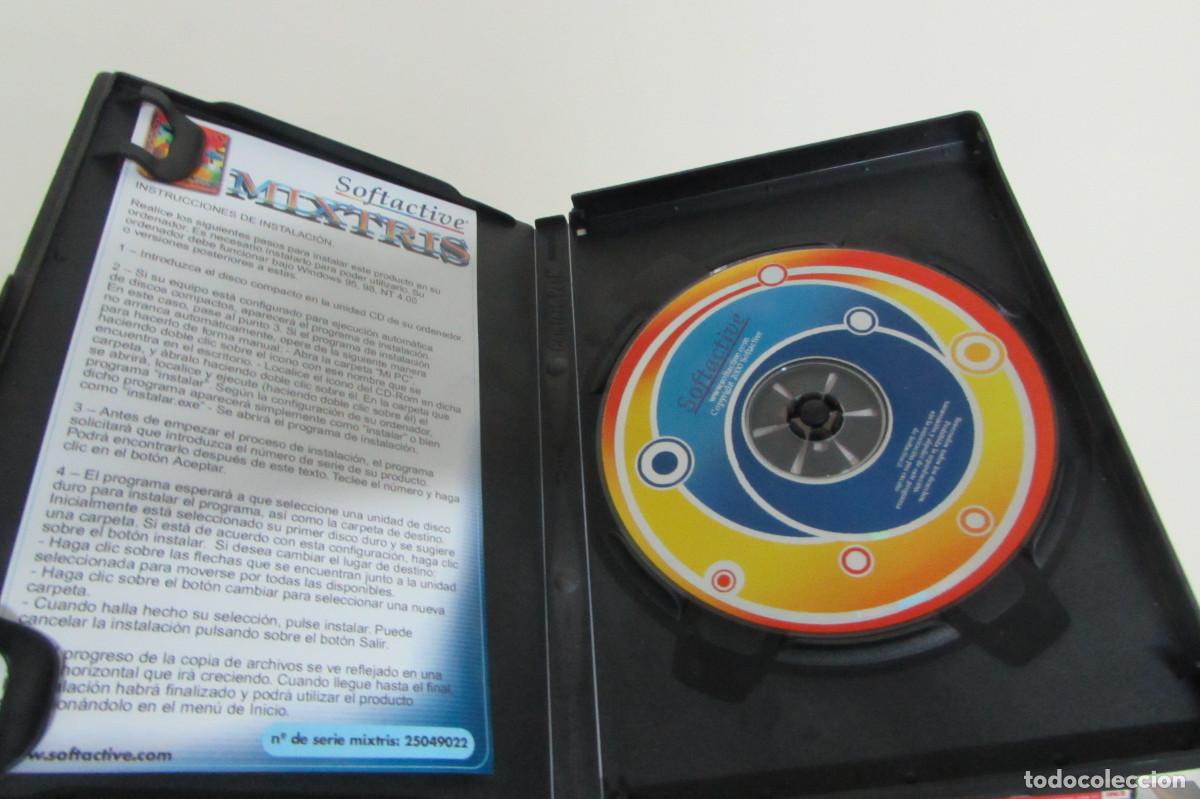 Videojuegos y consolas: Juego PC CD-Rom Mixtris (Softactive, 2000). - Foto 3