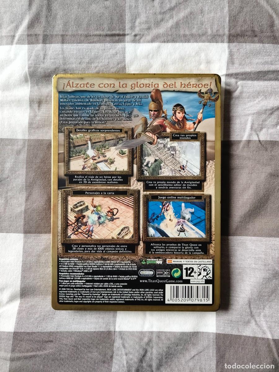 Videojuegos y consolas: TITAN QUEST PC - STEELBOOK EDICION - COMPLETO - Foto 2