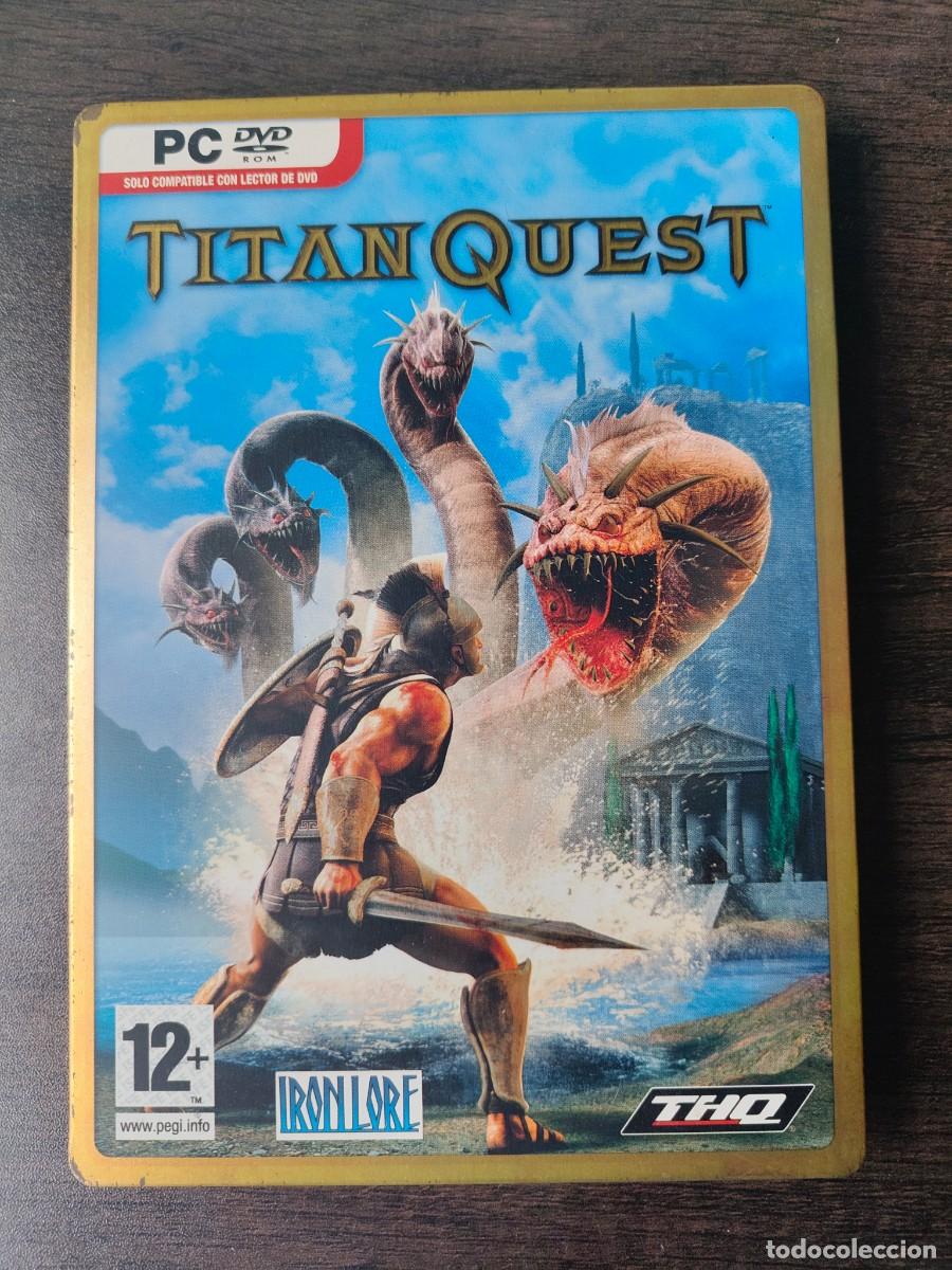Videojuegos y consolas: TITAN QUEST PC - STEELBOOK EDICION - COMPLETO - Foto 3