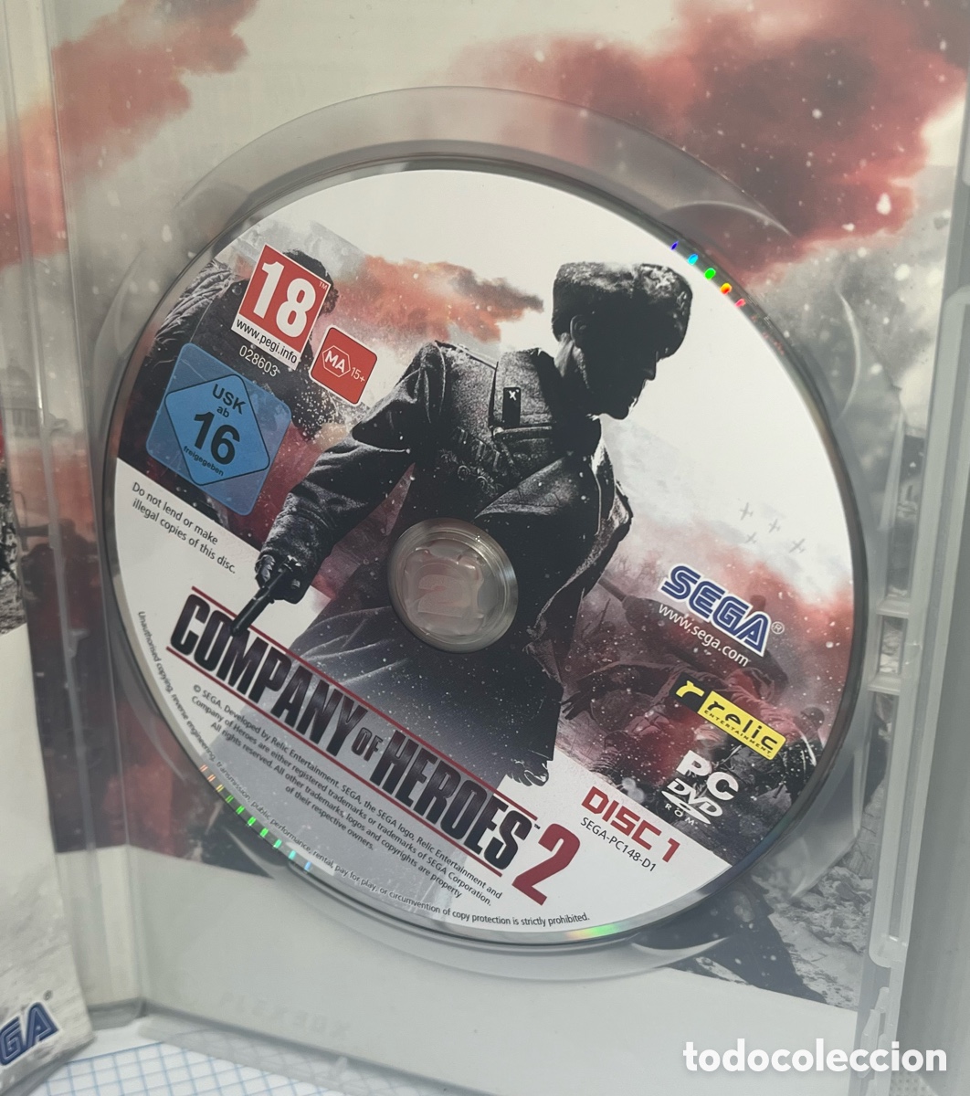 Videojuegos y consolas: COMPANY-H&Eacute;ROES 2 , JUEGO DE PC COMO NUEVO - Foto 4
