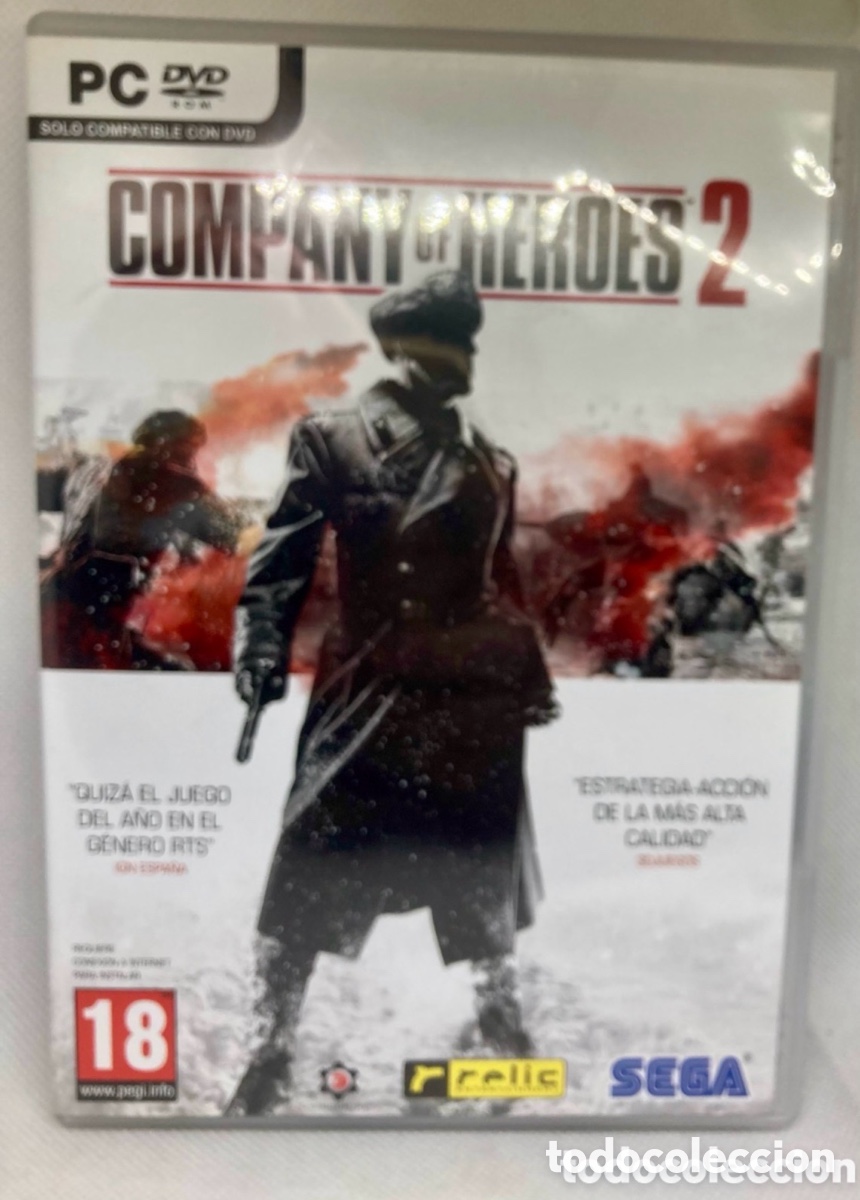 Videojuegos y consolas: COMPANY-H&Eacute;ROES 2 , JUEGO DE PC COMO NUEVO - Foto 1