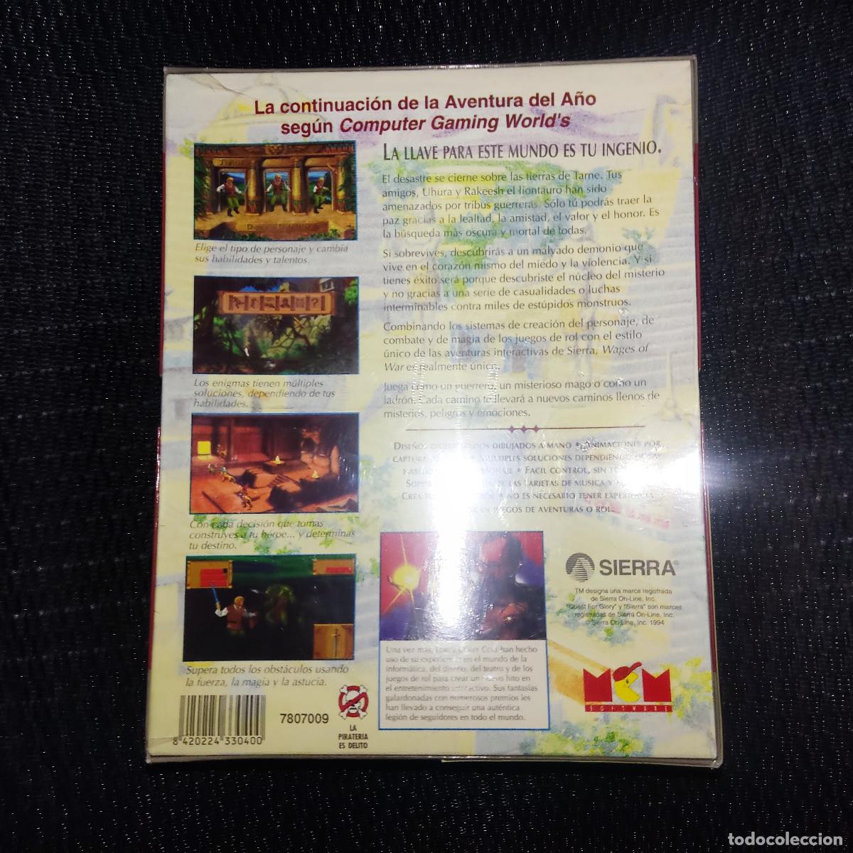 Videojuegos y consolas: Quest for glory III PC PRECINTADO - Foto 2