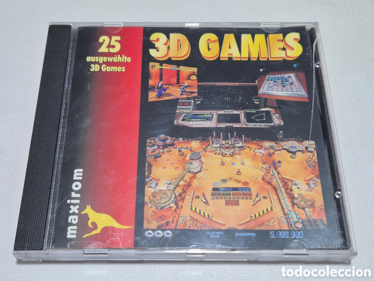 Videojuegos y consolas: Maxirom 3d Games . Ordenador pc - Foto 1