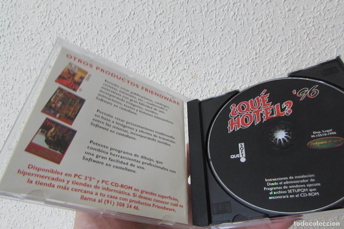 Videojuegos y consolas: QUE HOTEL? 96 pc cd-rom - Foto 2