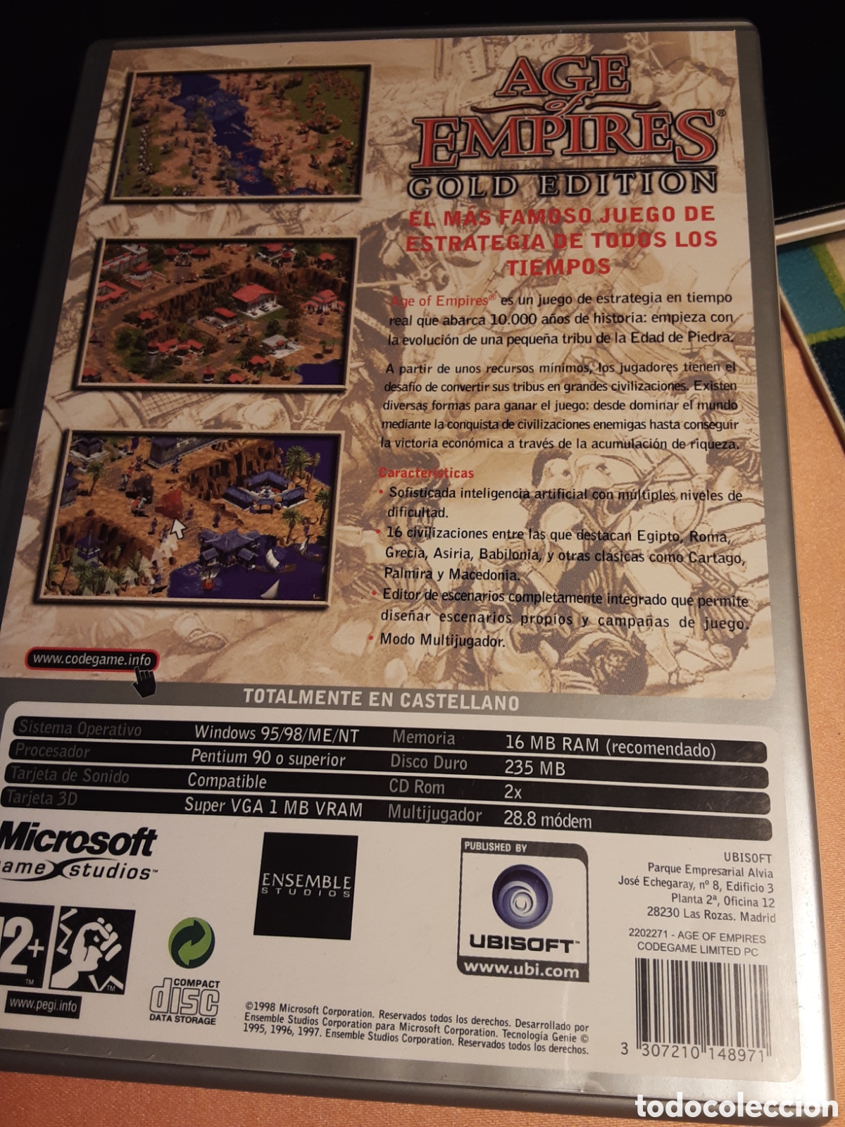 Videojuegos y consolas: AGE EMPIRES &rdquo;GOLD EDITION&rdquo; - Foto 2
