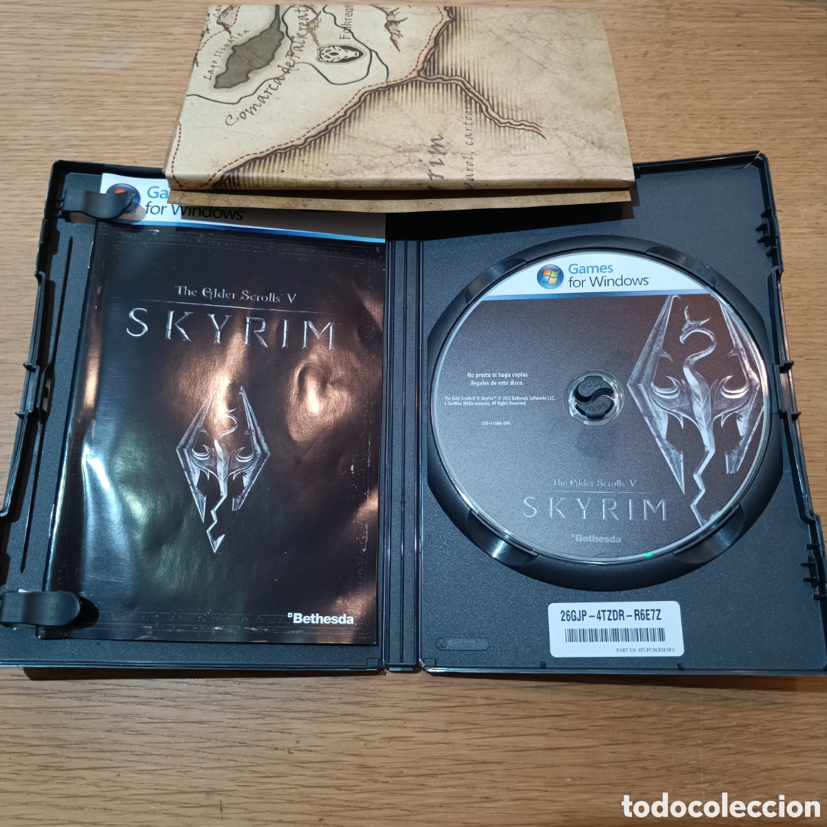Videojuegos y consolas: Skyrim Juego PC En Castellano (DVD-ROM) con Manuel y Mapa - Foto 3
