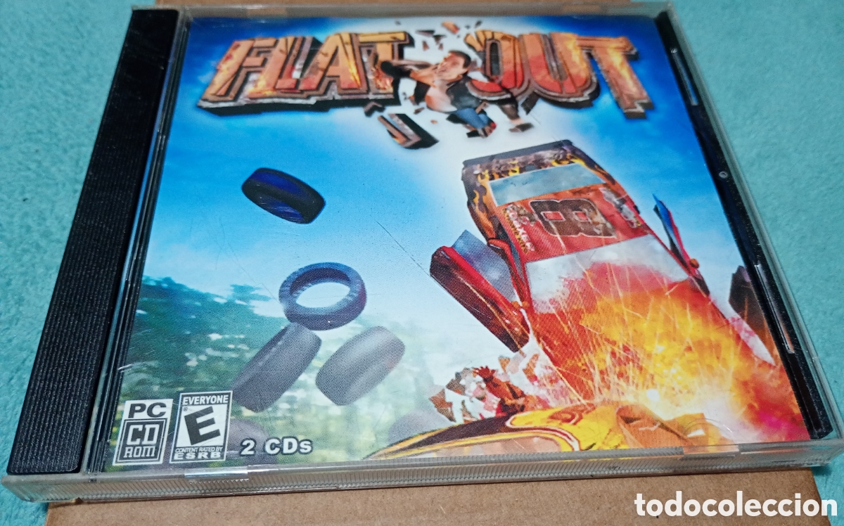 Videojuegos y consolas: Flat out PC CD ROM 2 discos - Foto 1