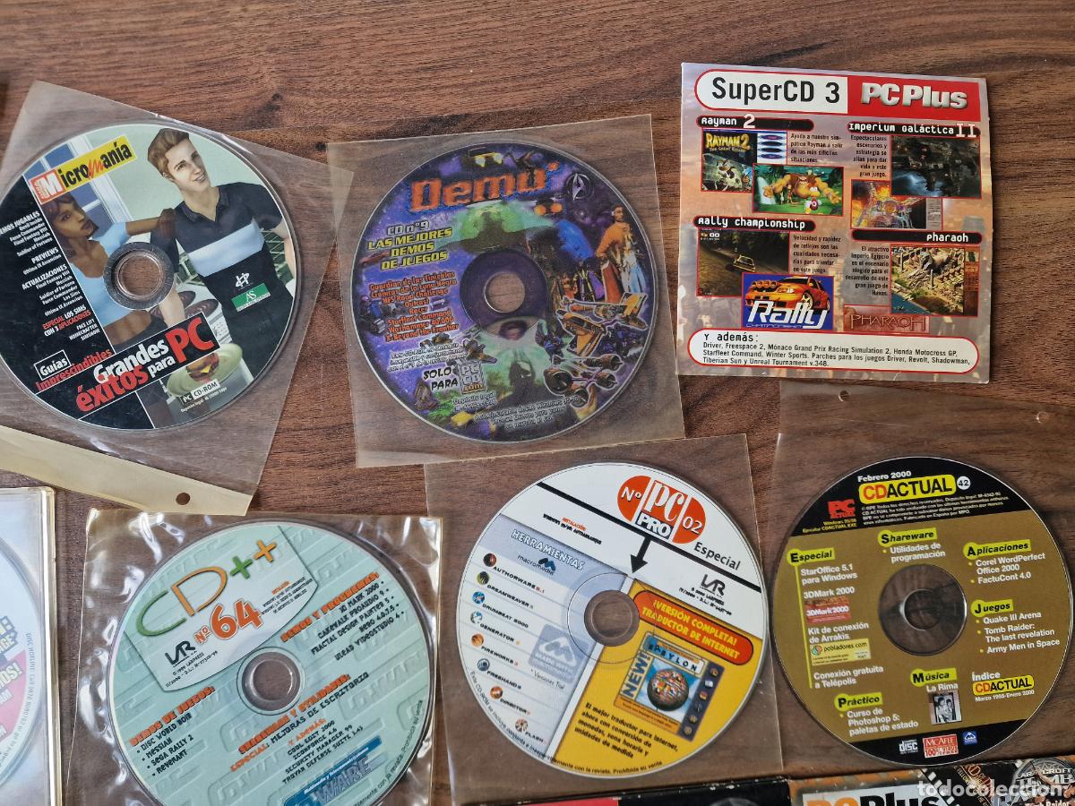 Videojuegos y consolas: LOTE CD ROMS DEMOS PC GAMES A&Ntilde;OS 2000 - Foto 5