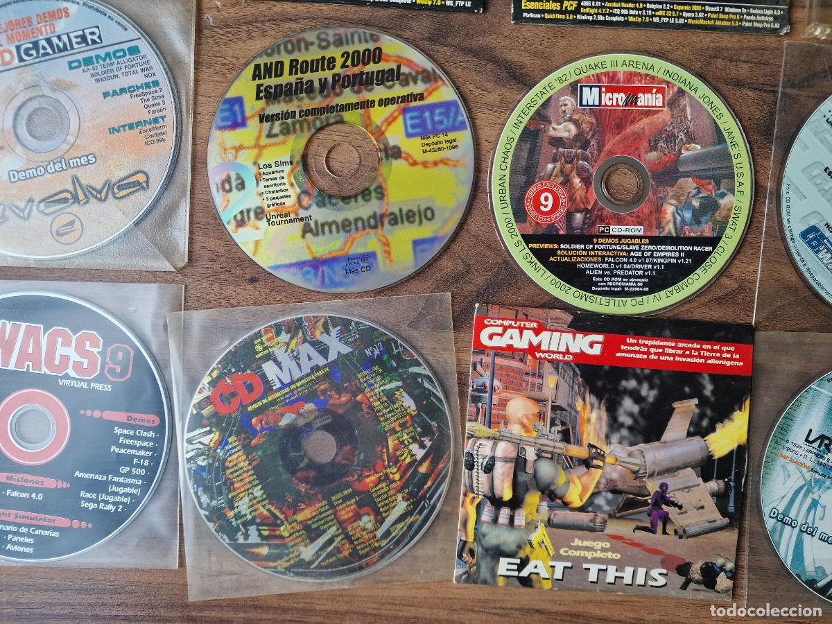 Videojuegos y consolas: LOTE CD ROMS DEMOS PC GAMES A&Ntilde;OS 2000 - Foto 7