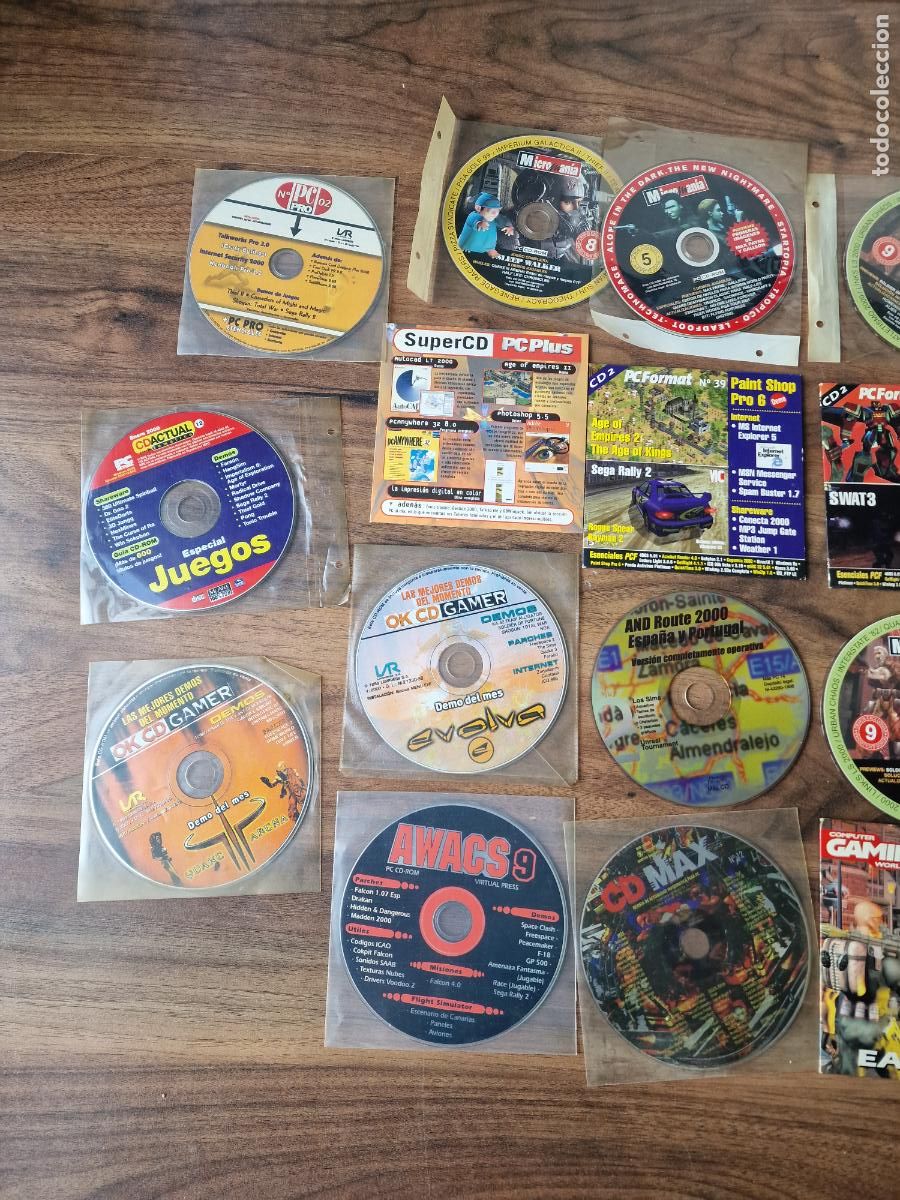 Videojuegos y consolas: LOTE CD ROMS DEMOS PC GAMES A&Ntilde;OS 2000 - Foto 10