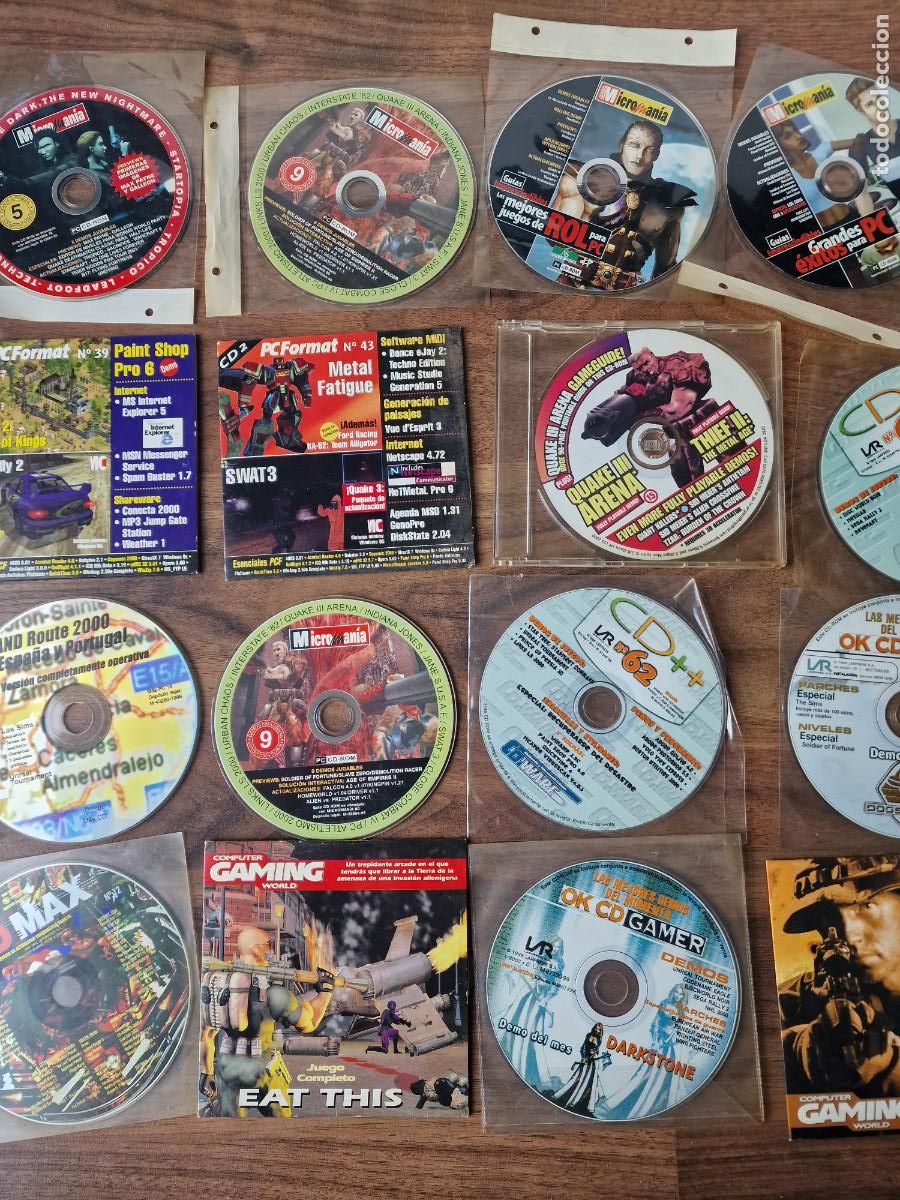 Videojuegos y consolas: LOTE CD ROMS DEMOS PC GAMES A&Ntilde;OS 2000 - Foto 11