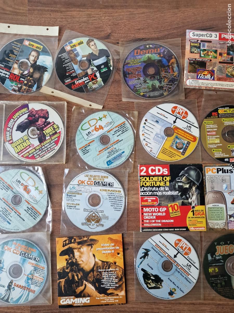 Videojuegos y consolas: LOTE CD ROMS DEMOS PC GAMES A&Ntilde;OS 2000 - Foto 12