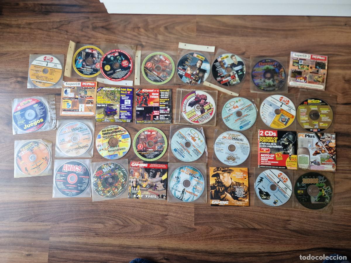 Videojuegos y consolas: LOTE CD ROMS DEMOS PC GAMES A&Ntilde;OS 2000 - Foto 1