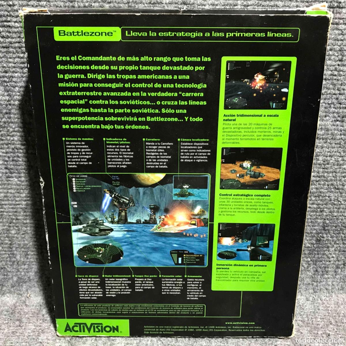 Videojuegos y consolas: BATTLE ZONE PC ACTIVISION - Foto 3