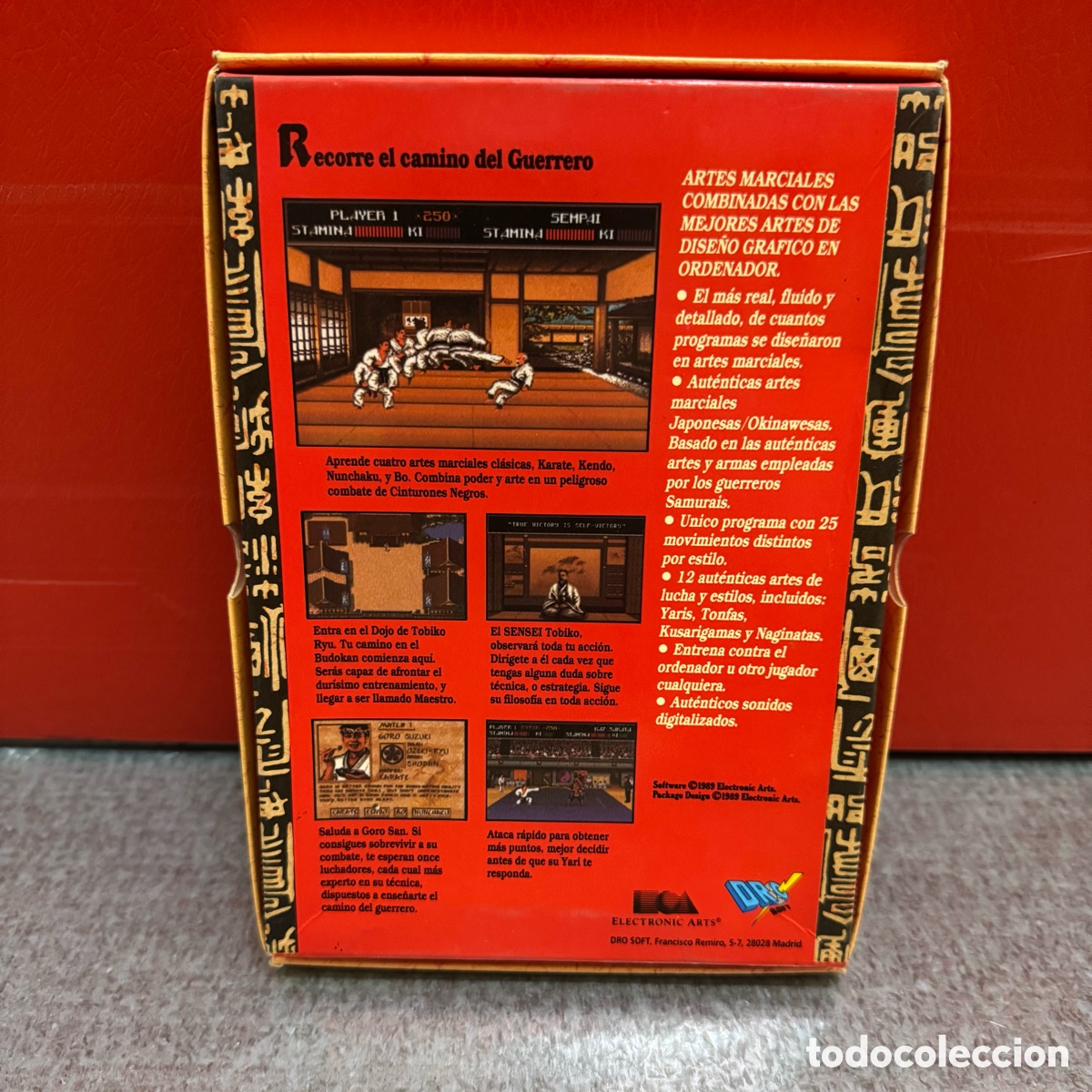 Videojuegos y consolas: Juego retro PC MS-DOS: Budokan - Foto 2