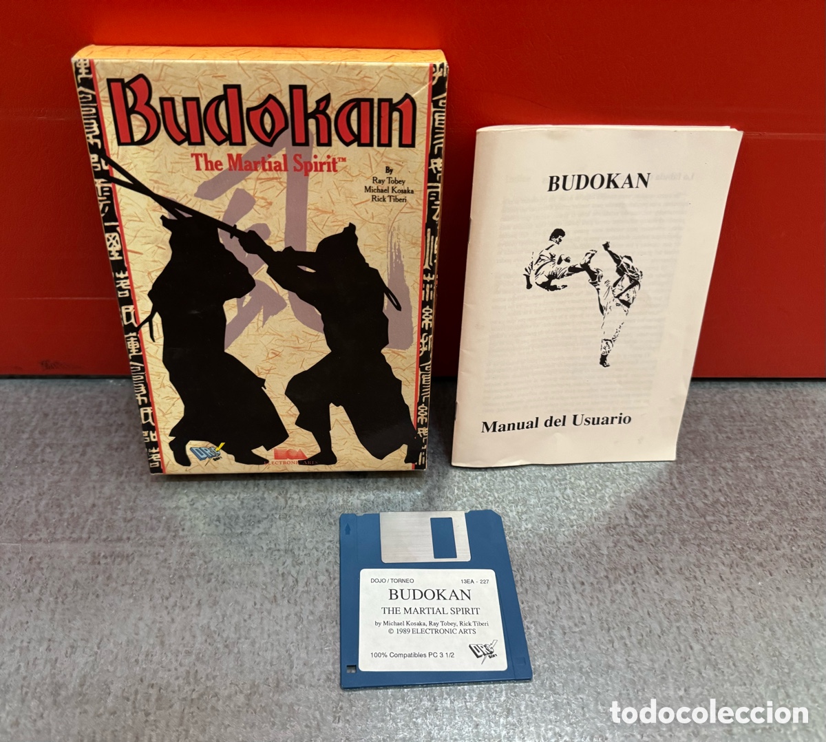 Videojuegos y consolas: Juego retro PC MS-DOS: Budokan - Foto 4