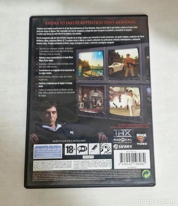 Videojuegos y consolas: Scarface juego PC DVD-ROM - Foto 2