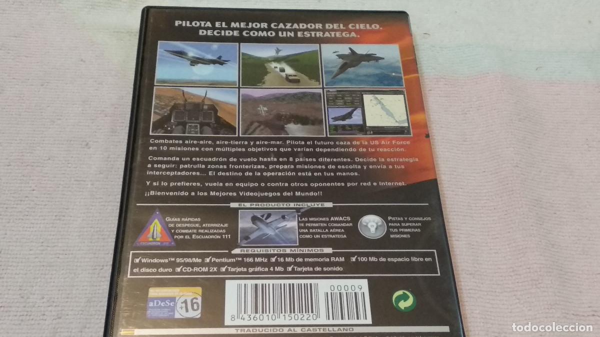 Videojuegos y consolas: F22 TOTAL AIR WAR - CDROM - JUEGO PARA PC - MVM - INFOGRAMES - COMPLETO - Foto 6