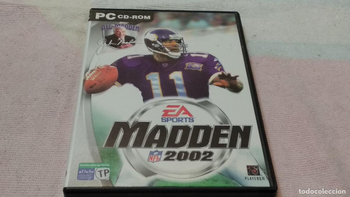 Videojuegos y consolas: MADDEN 2002 NFL TM - JUEGO PC Cd-Rom,Con Librito COMPLETO - Foto 1