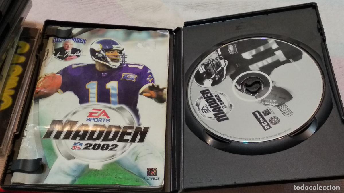 Videojuegos y consolas: MADDEN 2002 NFL TM - JUEGO PC Cd-Rom,Con Librito COMPLETO - Foto 2