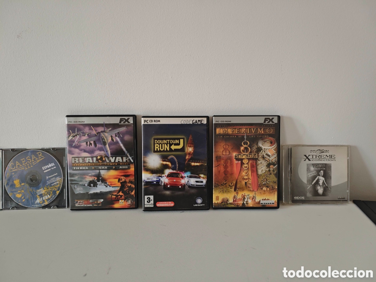 Videojuegos y consolas: Lote de 5 videojuegos PC . - Foto 1