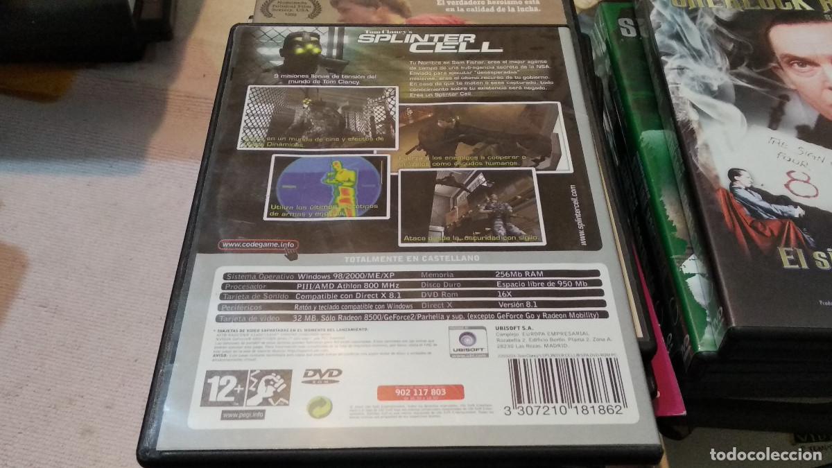 Videojuegos y consolas: Tom Clancys Splinter Cell (Ubisoft) (PC CD ROM) - Totalmente en Castellano. - Foto 2