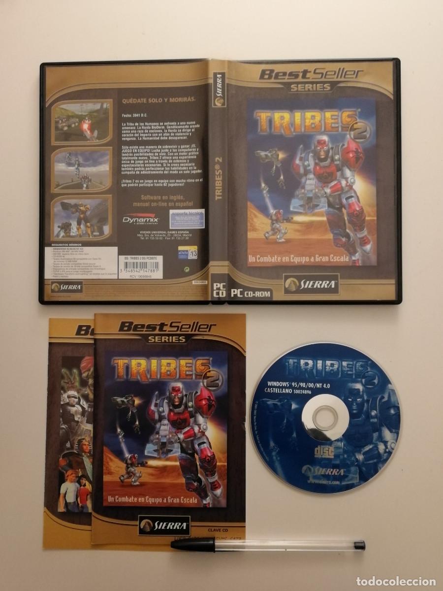 Videojuegos y consolas: JUEGO ORIGINAL - TRIBES 2 - JUEGO PC - SIERRA - Foto 1
