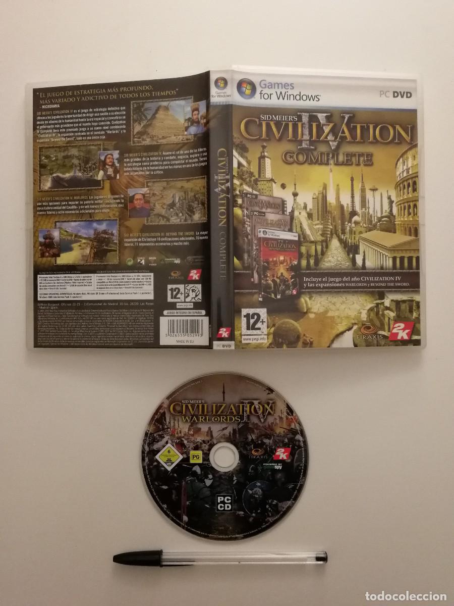 Videojuegos y consolas: JUEGO ORIGINAL - CIVILIZATION 4 COMPLETE - JUEGO PC DVD - Foto 1