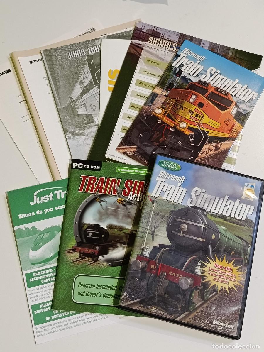 Videojuegos y consolas: Juego Microsoft Train simulator pc caja grande - Foto 3