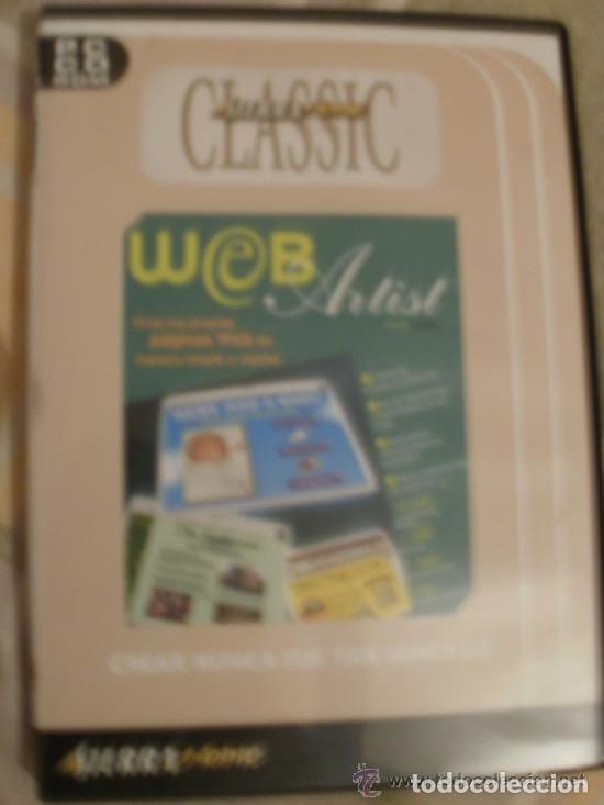 Videojuegos y consolas: CDROM - PROGRAMA WEB ARTIST programa para dise&ntilde;ar paginas web - Foto 1