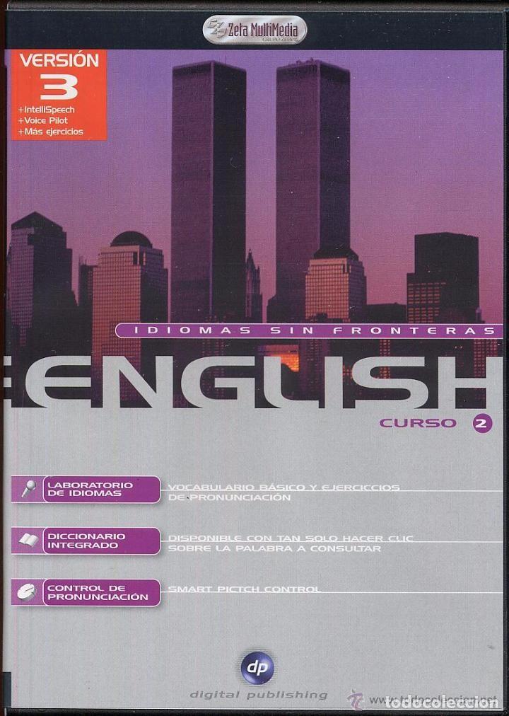 Videojuegos y consolas: CDROM - IDIOMAS SIN FRONTERAS ENGLISH CURSO 2 - Foto 1