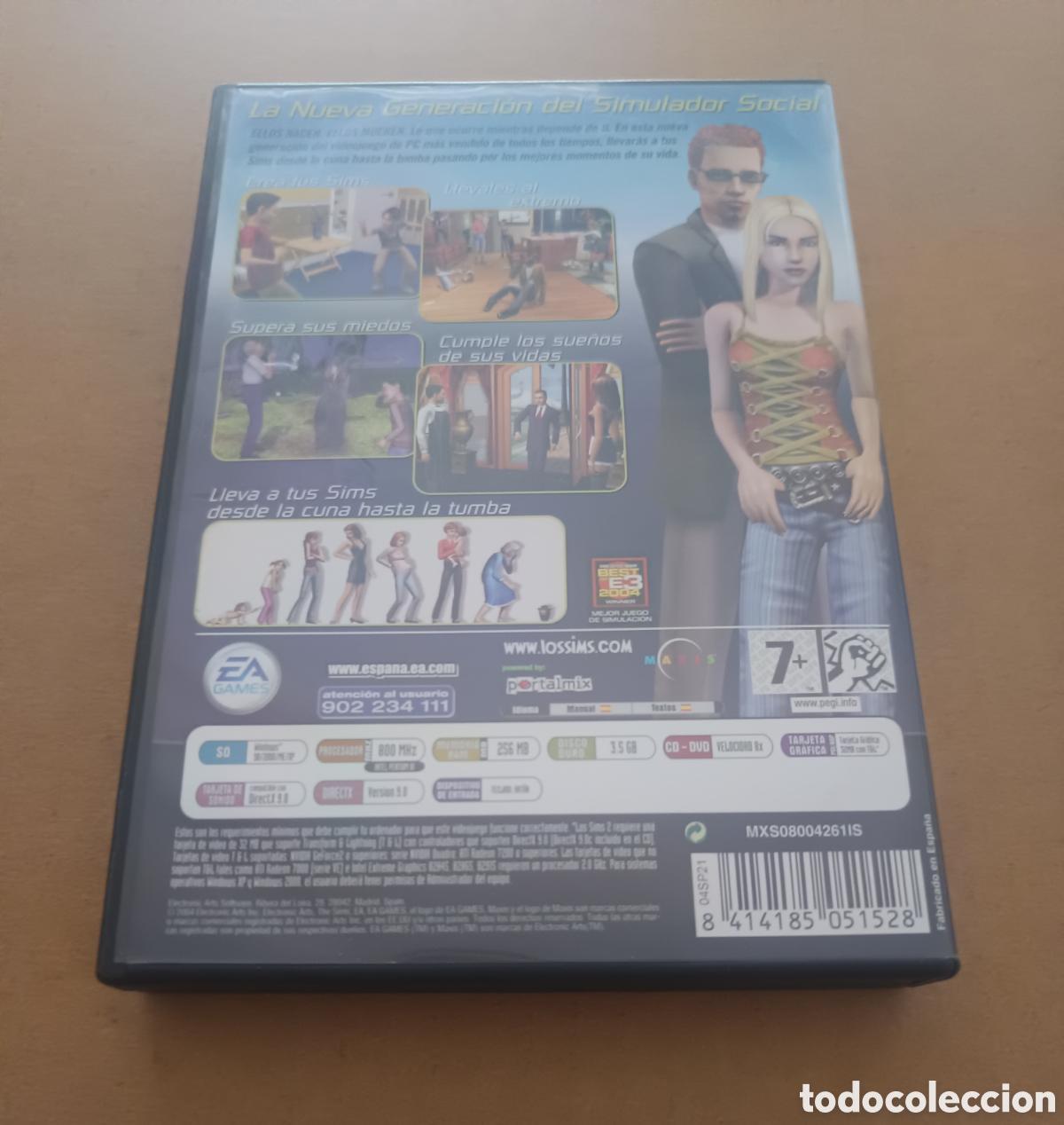 Videojuegos y consolas: Juego PC CD-Rom Los Sims 2 (Electronic Arts, 2004). 4 discos y manual. - Foto 2